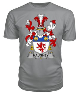 ScotsTee Haugher or O'Haffey Coat Of Arms Family Crest Fighting Irish III T Shirt
