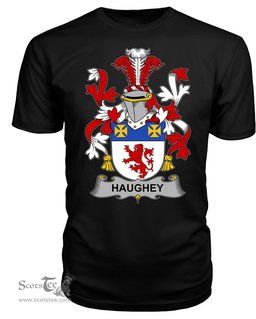 ScotsTee Haugher or O'Haffey Coat Of Arms Family Crest Fighting Irish III T Shirt