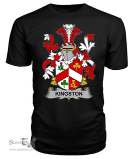 ScotsTee Kingston Coat Of Arms Family Crest Fighting Irish III T Shirt