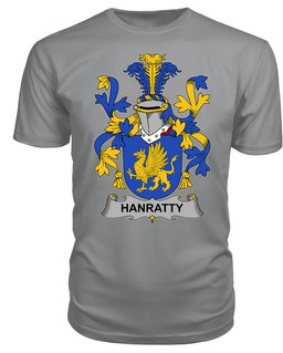 ScotsTee Hanratty or O'Hanraghty Coat Of Arms Family Crest Fighting Irish III T Shirt