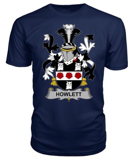 ScotsTee Howlett or Hewlett Coat Of Arms Family Crest Fighting Irish III T Shirt