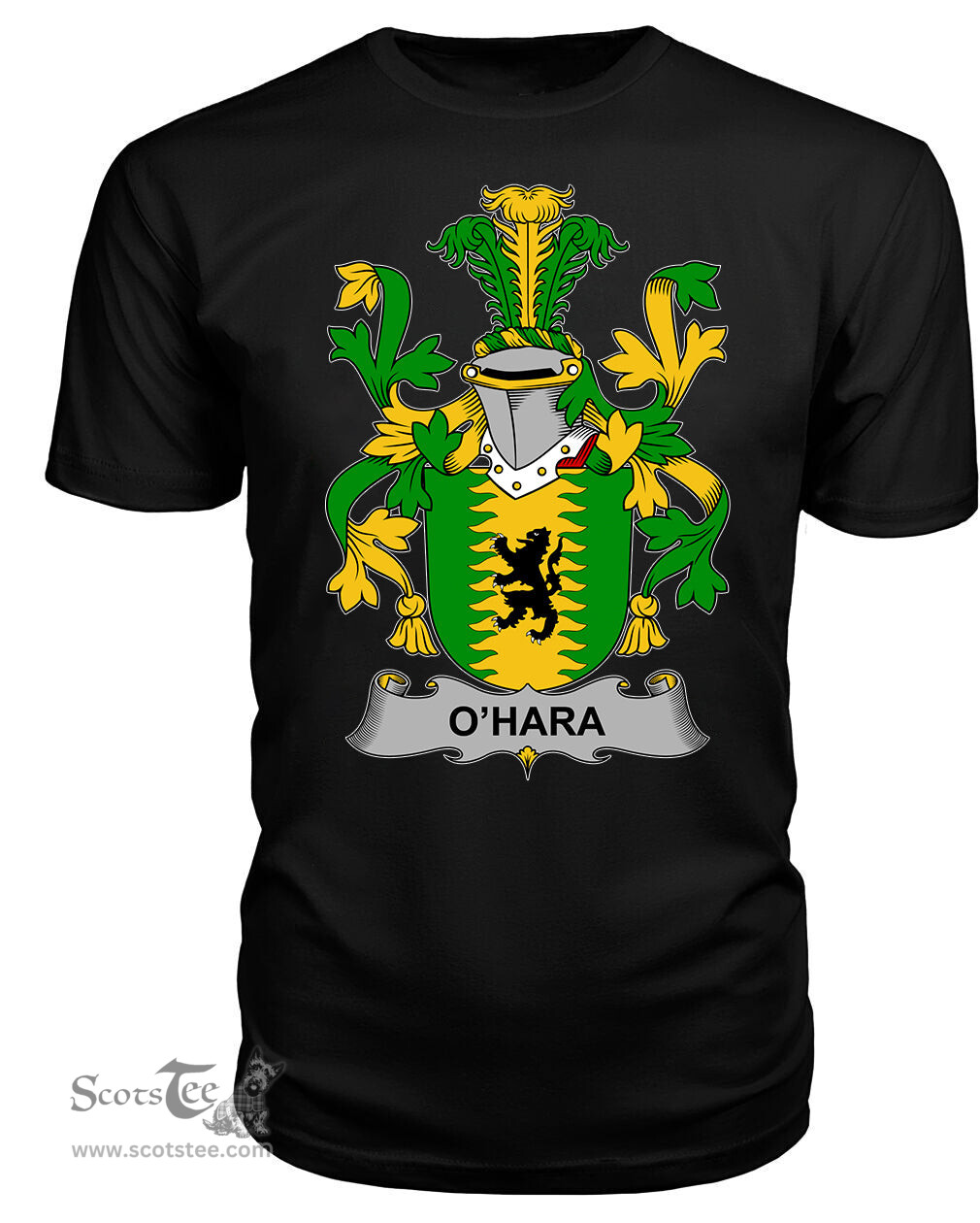 ScotsTee Hara or O'Hara Coat Of Arms Family Crest Fighting Irish III T Shirt