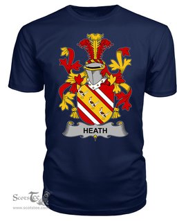ScotsTee Heath Coat Of Arms Family Crest Fighting Irish III T Shirt