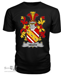 ScotsTee Heath Coat Of Arms Family Crest Fighting Irish III T Shirt