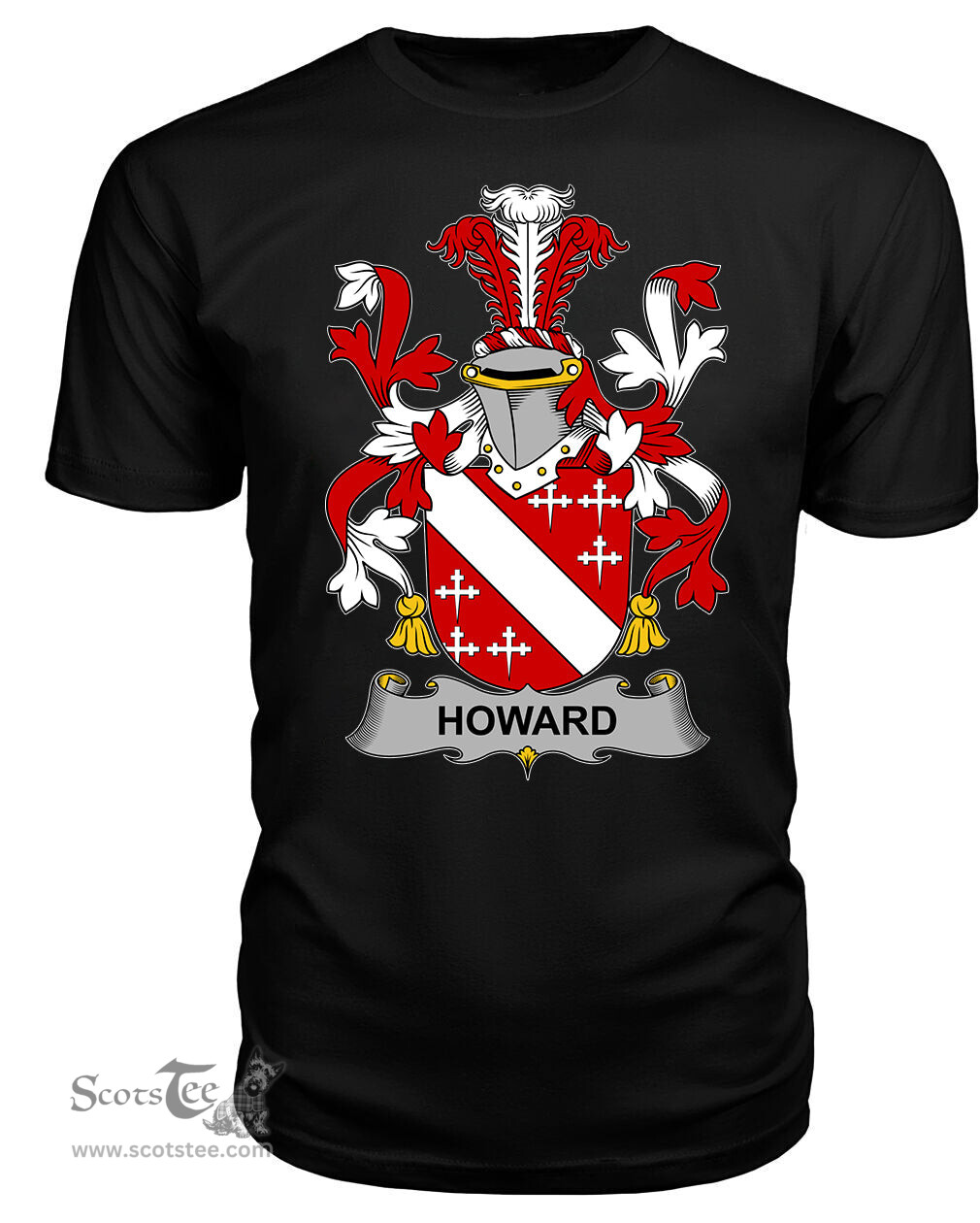 ScotsTee Howard Coat Of Arms Family Crest Fighting Irish III T Shirt