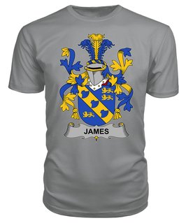 ScotsTee James Coat Of Arms Family Crest Fighting Irish III T Shirt
