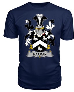 ScotsTee Harman Coat Of Arms Family Crest Fighting Irish III T Shirt