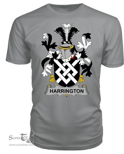 ScotsTee Harrington Coat Of Arms Family Crest Fighting Irish III T Shirt