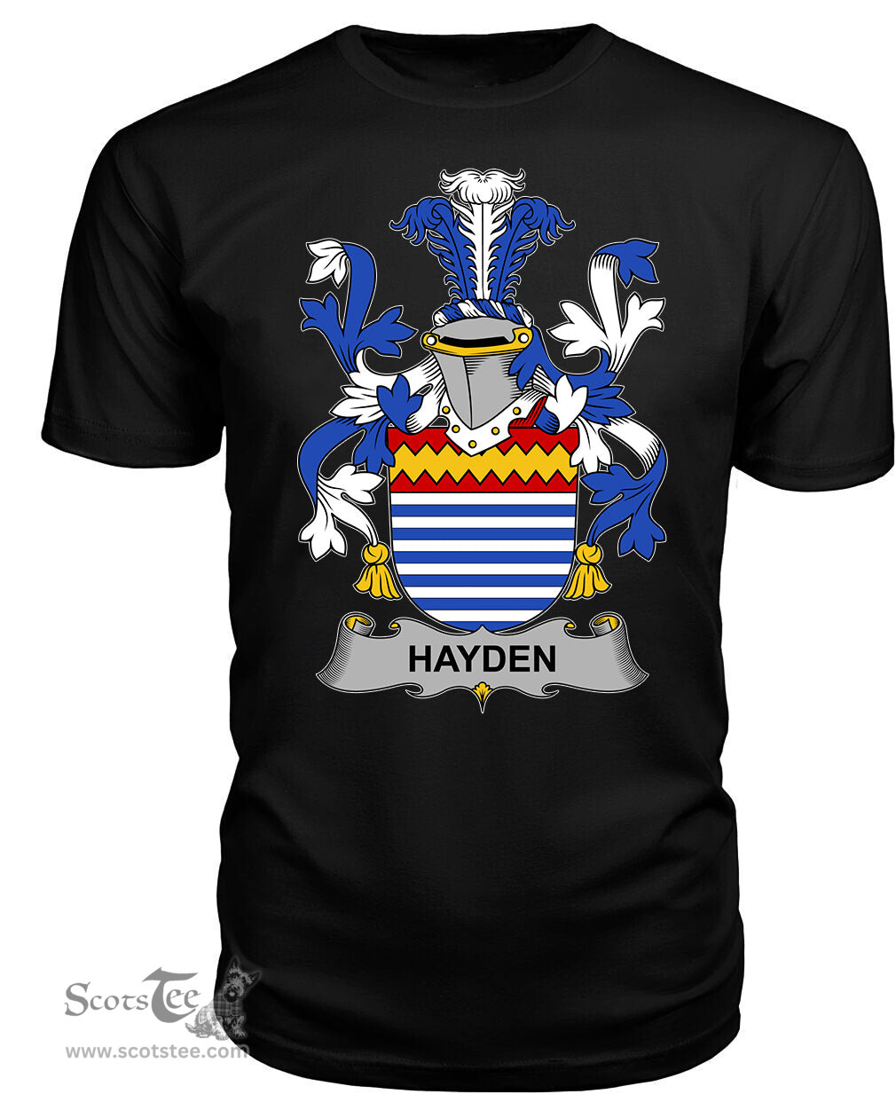 ScotsTee Hayden or O'Hayden Coat Of Arms Family Crest Fighting Irish III T Shirt
