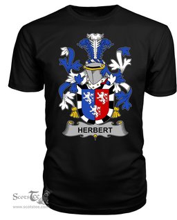 ScotsTee Herbert Coat Of Arms Family Crest Fighting Irish III T Shirt