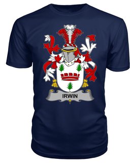 ScotsTee Irwin Coat Of Arms Family Crest Fighting Irish III T Shirt