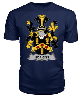 ScotsTee Hopkins Coat Of Arms Family Crest Fighting Irish III T Shirt