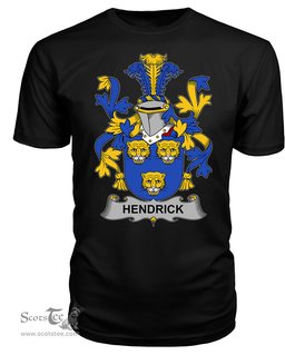 ScotsTee Hendrick or O'Henrick Coat Of Arms Family Crest Fighting Irish III T Shirt