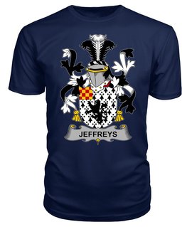 ScotsTee Jeffreys Coat Of Arms Family Crest Fighting Irish III T Shirt