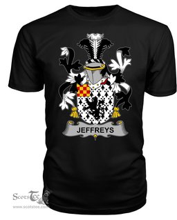 ScotsTee Jeffreys Coat Of Arms Family Crest Fighting Irish III T Shirt