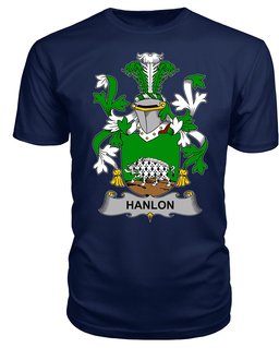 ScotsTee Hanlon or O'Hanlon Coat Of Arms Family Crest Fighting Irish III T Shirt