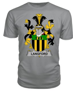 ScotsTee Langford Coat Of Arms Family Crest Fighting Irish III T Shirt
