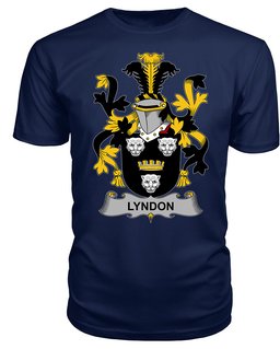 ScotsTee Lyndon or Gindon Coat Of Arms Family Crest Fighting Irish III T Shirt