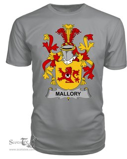 ScotsTee Mallory Coat Of Arms Family Crest Fighting Irish III T Shirt