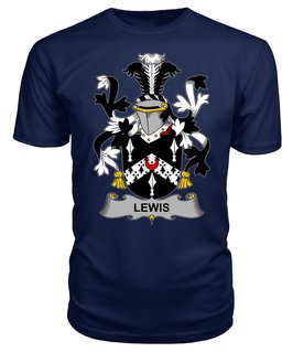 ScotsTee Lewis Coat Of Arms Family Crest Fighting Irish III T Shirt
