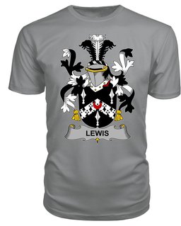 ScotsTee Lewis Coat Of Arms Family Crest Fighting Irish III T Shirt