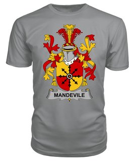 ScotsTee Mandevile Coat Of Arms Family Crest Fighting Irish III T Shirt