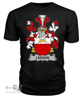ScotsTee Leeson Coat Of Arms Family Crest Fighting Irish III T Shirt