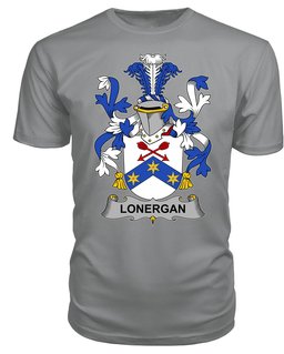 ScotsTee Lonergan or O'Lonergan Coat Of Arms Family Crest Fighting Irish III T Shirt