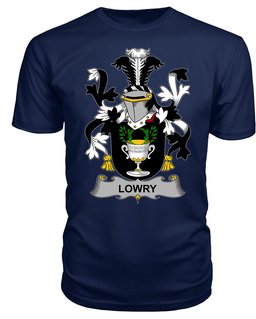ScotsTee Lowry or Lavery Coat Of Arms Family Crest Fighting Irish III T Shirt