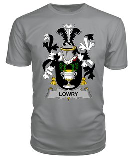 ScotsTee Lowry or Lavery Coat Of Arms Family Crest Fighting Irish III T Shirt