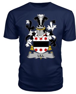 ScotsTee Lill Coat Of Arms Family Crest Fighting Irish III T Shirt