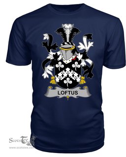 ScotsTee Loftus Coat Of Arms Family Crest Fighting Irish III T Shirt