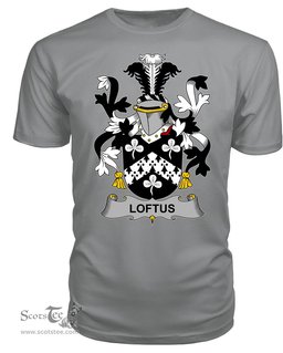 ScotsTee Loftus Coat Of Arms Family Crest Fighting Irish III T Shirt