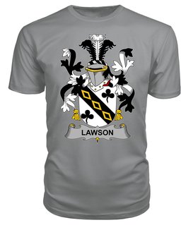 ScotsTee Lawson Coat Of Arms Family Crest Fighting Irish III T Shirt
