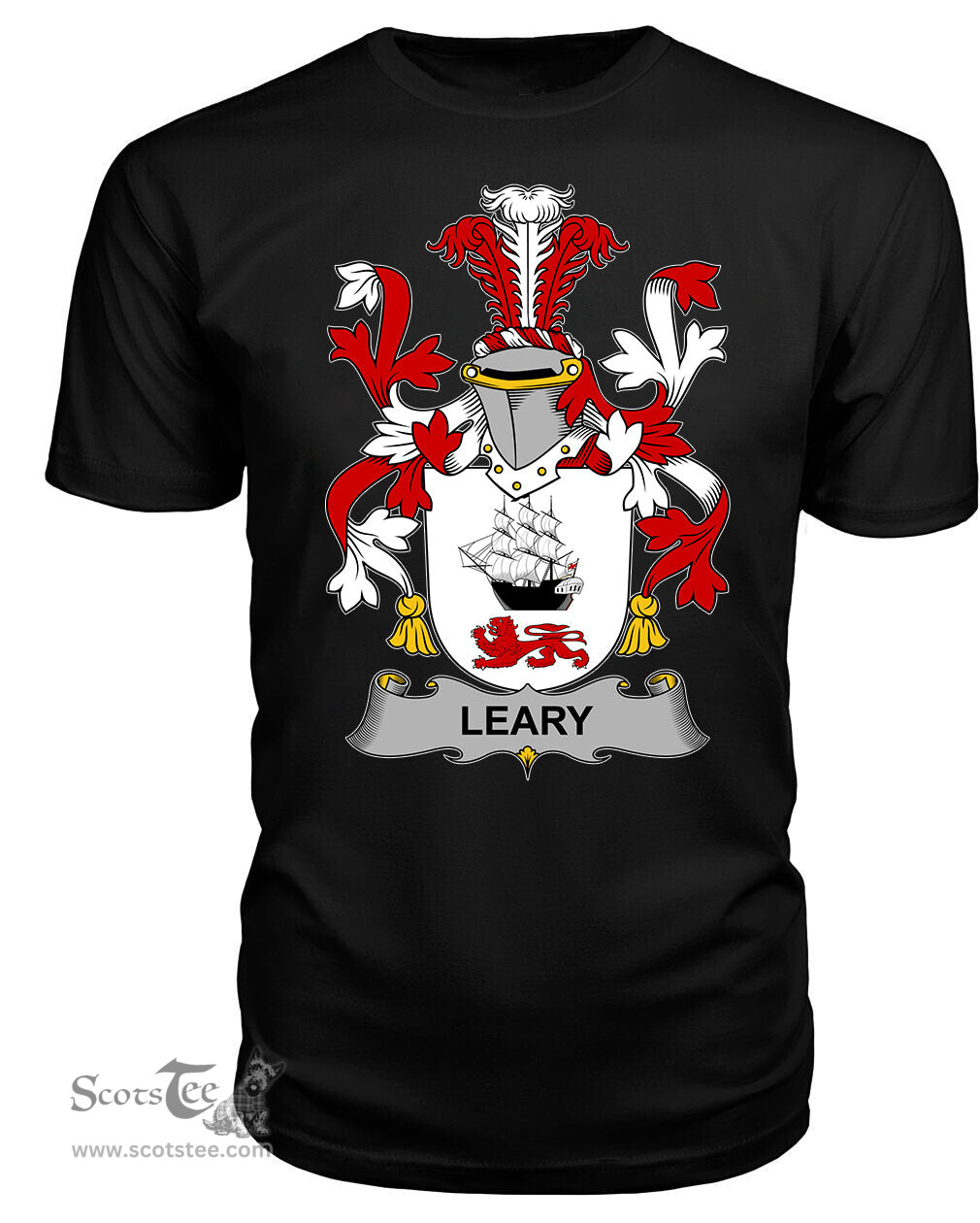 ScotsTee Leary or O'Leary Coat Of Arms Family Crest Fighting Irish III T Shirt
