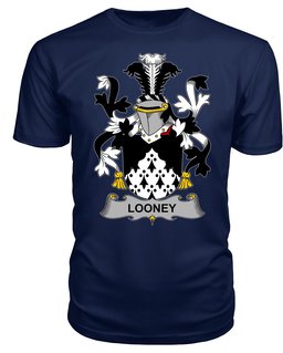 ScotsTee Looney or O'Lunney Coat Of Arms Family Crest Fighting Irish III T Shirt