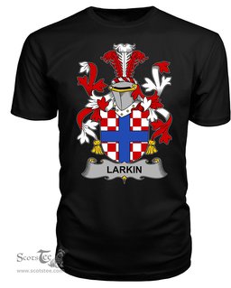 ScotsTee Larkin or O'Larkin Coat Of Arms Family Crest Fighting Irish III T Shirt