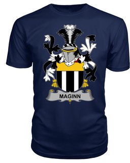 ScotsTee Maginn or Ginn Coat Of Arms Family Crest Fighting Irish III T Shirt