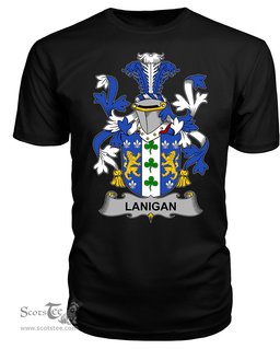 ScotsTee Lanigan or O'Lenigan Coat Of Arms Family Crest Fighting Irish III T Shirt