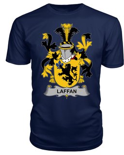 ScotsTee Laffan Coat Of Arms Family Crest Fighting Irish III T Shirt