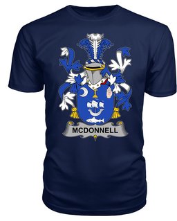 ScotsTee McDonnell Coat Of Arms Family Crest Fighting Irish III T Shirt
