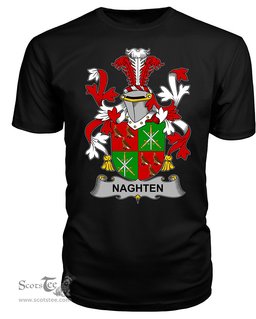 ScotsTee Naghten or O'Naghten Coat Of Arms Family Crest Fighting Irish III T Shirt