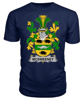 ScotsTee McSweeney Coat Of Arms Family Crest Fighting Irish III T Shirt