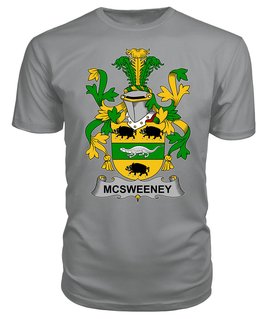 ScotsTee McSweeney Coat Of Arms Family Crest Fighting Irish III T Shirt