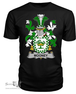 ScotsTee Mooney or O'Mooney Coat Of Arms Family Crest Fighting Irish III T Shirt