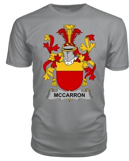 ScotsTee McCarron Coat Of Arms Family Crest Fighting Irish III T Shirt