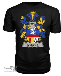 ScotsTee McEvoy or McKelvey Coat Of Arms Family Crest Fighting Irish III T Shirt