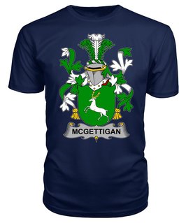 ScotsTee McGettigan or Gethin Coat Of Arms Family Crest Fighting Irish III T Shirt