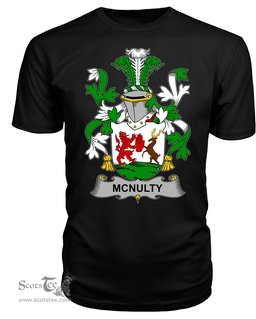ScotsTee McNulty Coat Of Arms Family Crest Fighting Irish III T Shirt
