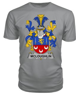 ScotsTee McLoughlin or Loughlin Coat Of Arms Family Crest Fighting Irish III T Shirt